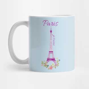 Paris je t'aime Eiffel Tower - French Mug